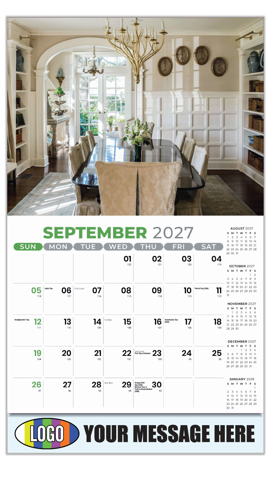 2027 Decor and Design Business Promotional Calendar