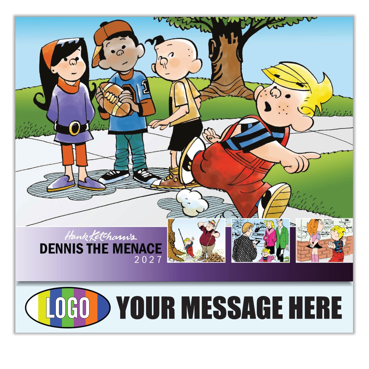 2027 Dennis the Menace Business Promotional Calendar