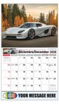 2027 Exotic Cars Bilingual Business Promotional Calendar