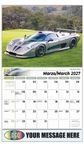 2027 Exotic Cars Bilingual Business Promotional Calendar