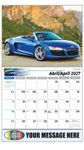 2027 Exotic Cars Bilingual Business Promotional Calendar