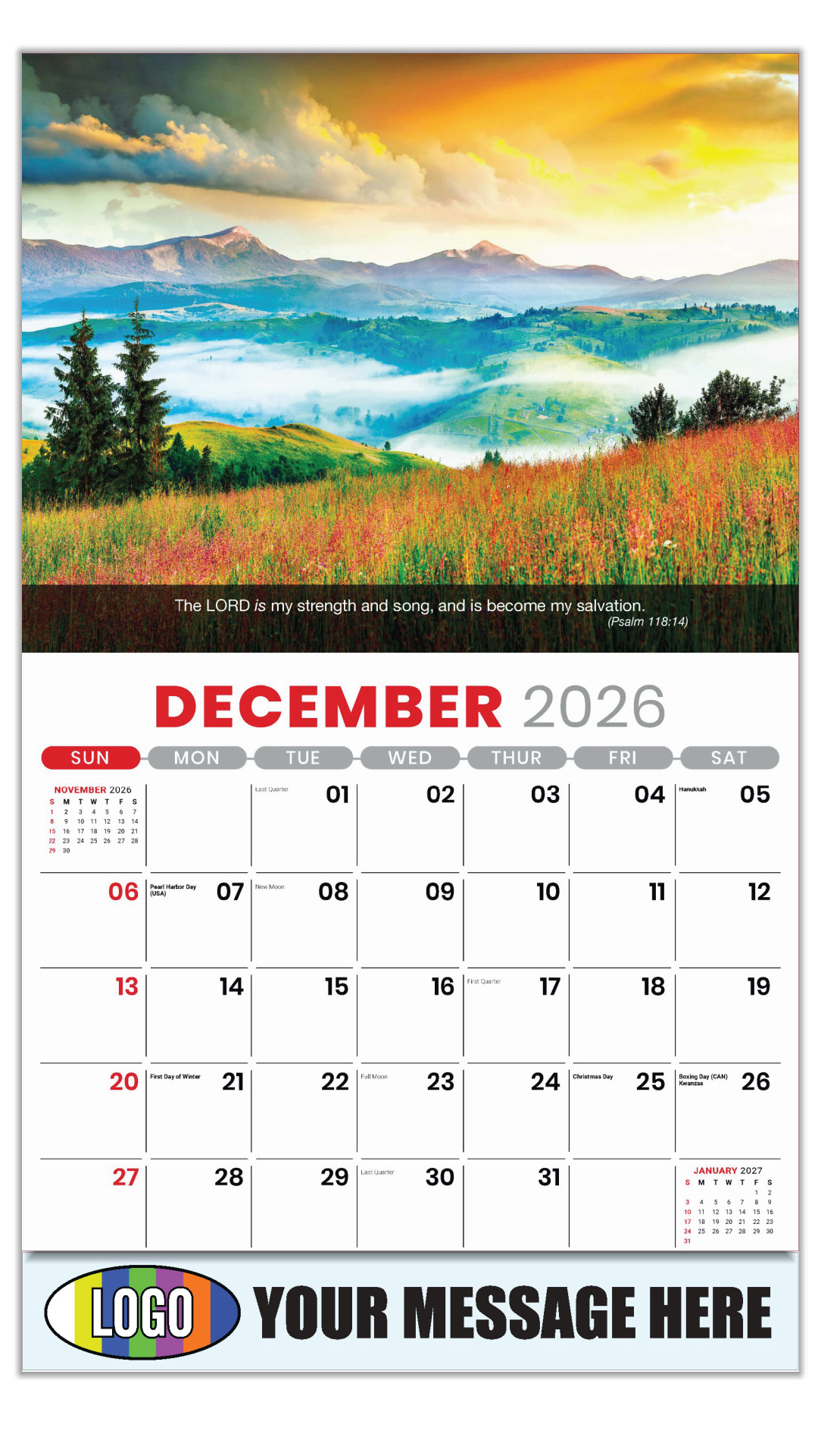 2027 Faith Passages Business Promotional Calendar