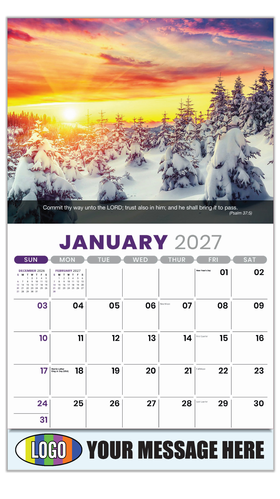 2027 Faith Passages Business Promotional Calendar