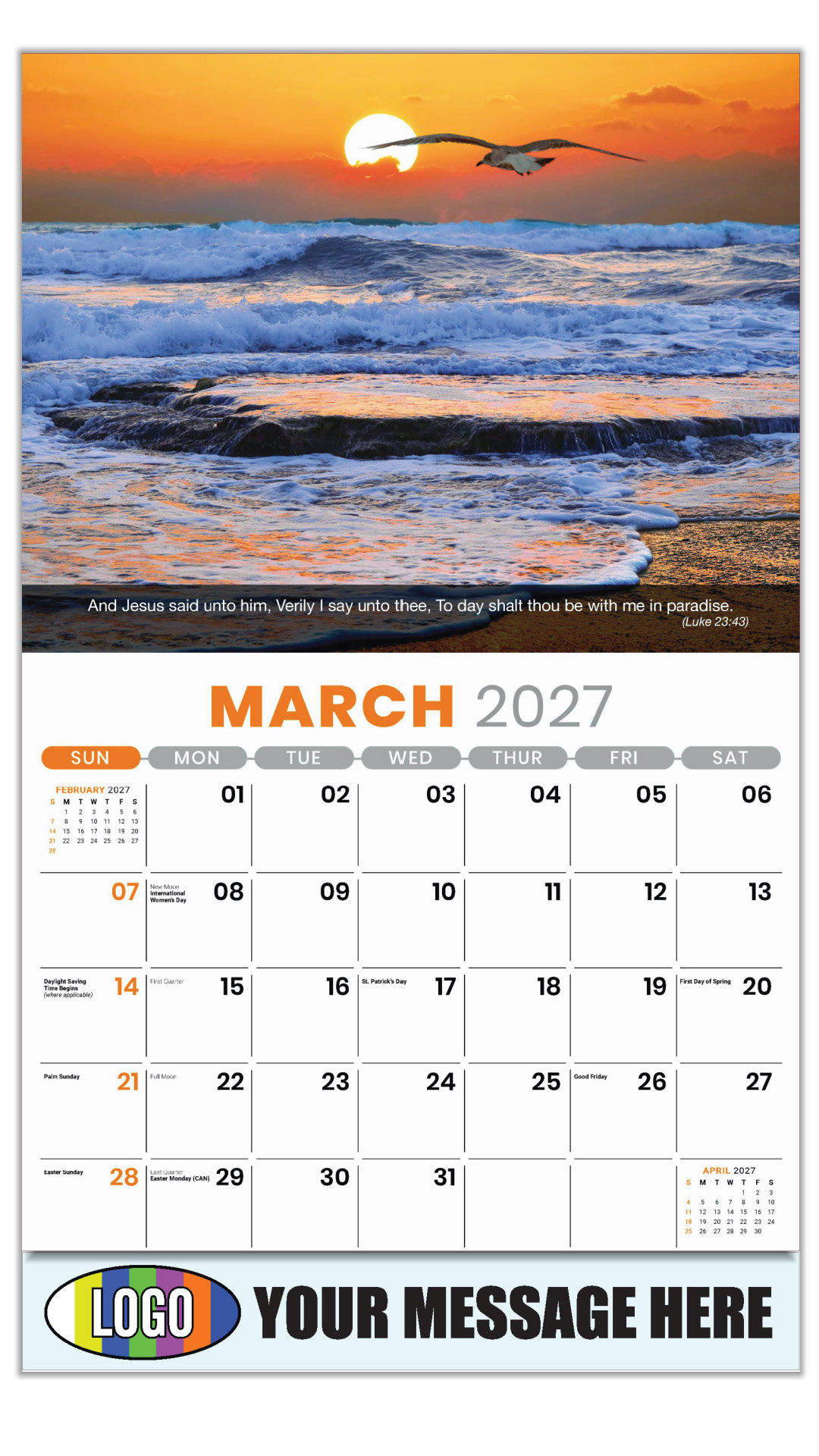 2027 Faith Passages Business Promotional Calendar