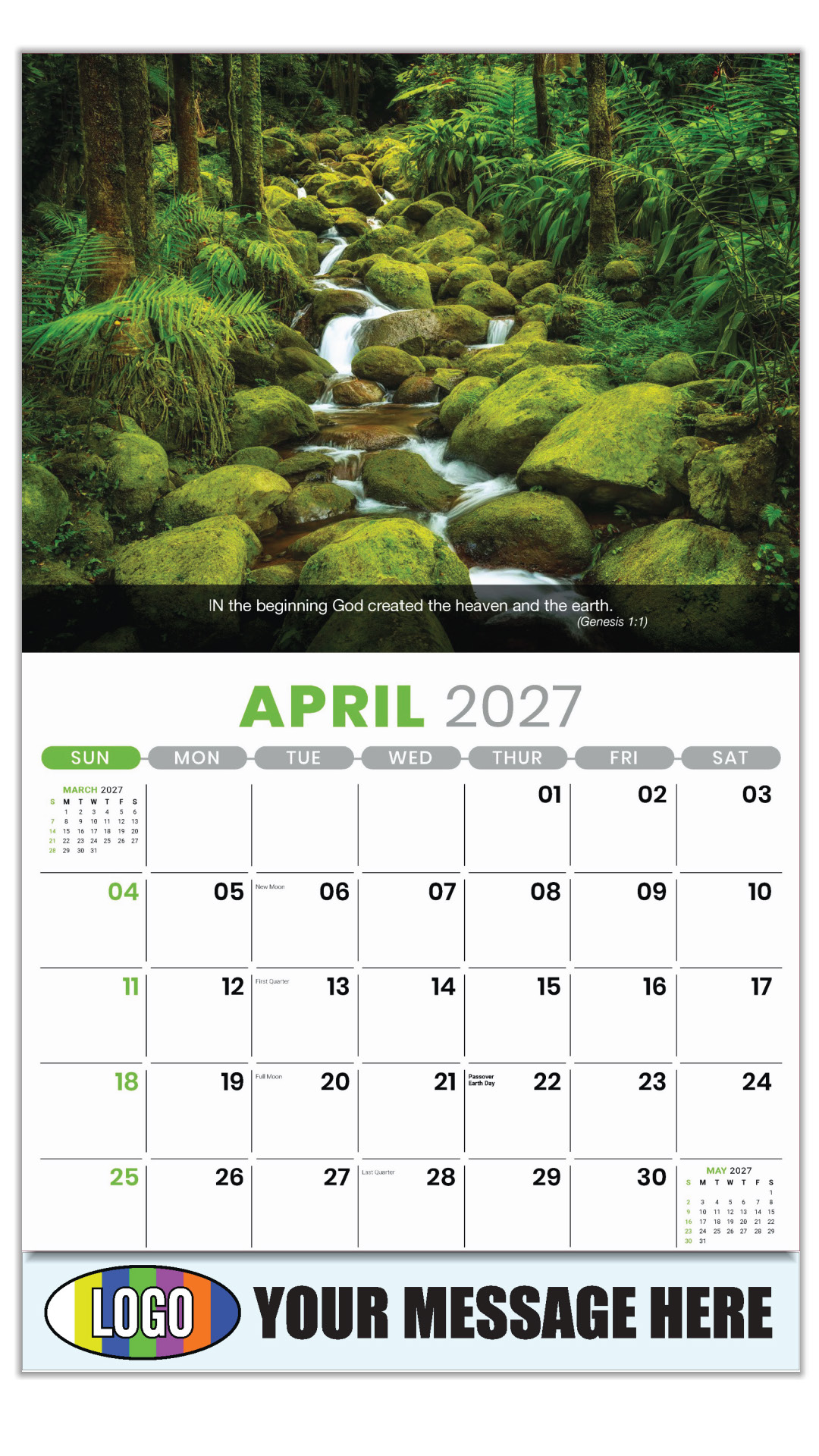 2027 Faith Passages Business Promotional Calendar