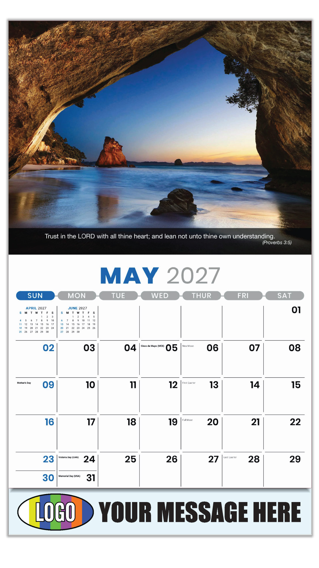 2027 Faith Passages Business Promotional Calendar