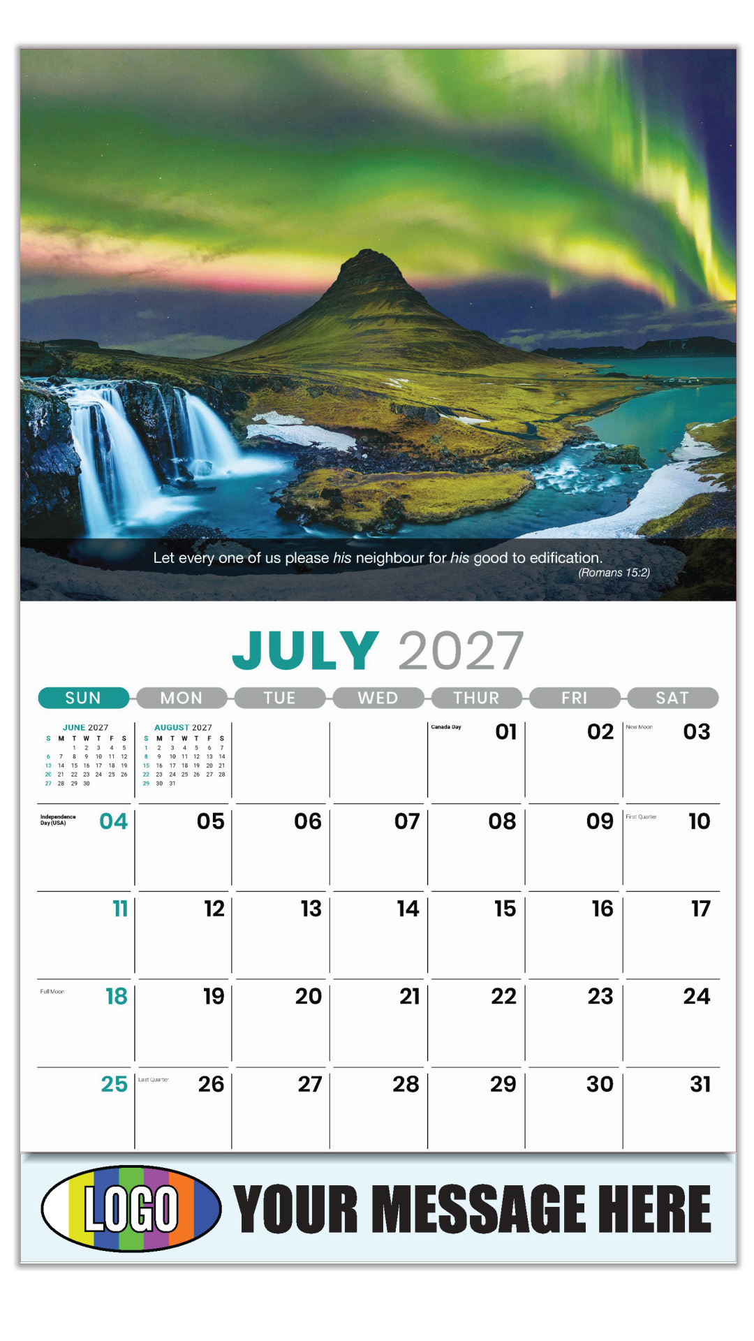 2027 Faith Passages Business Promotional Calendar