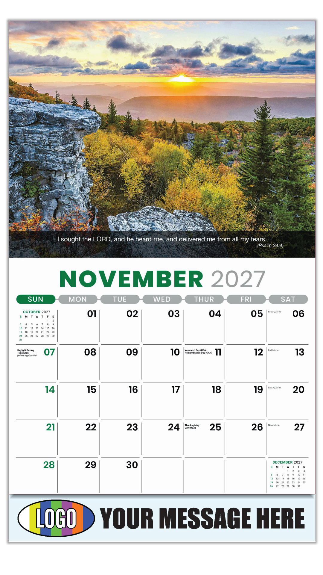 2027 Faith Passages Business Promotional Calendar