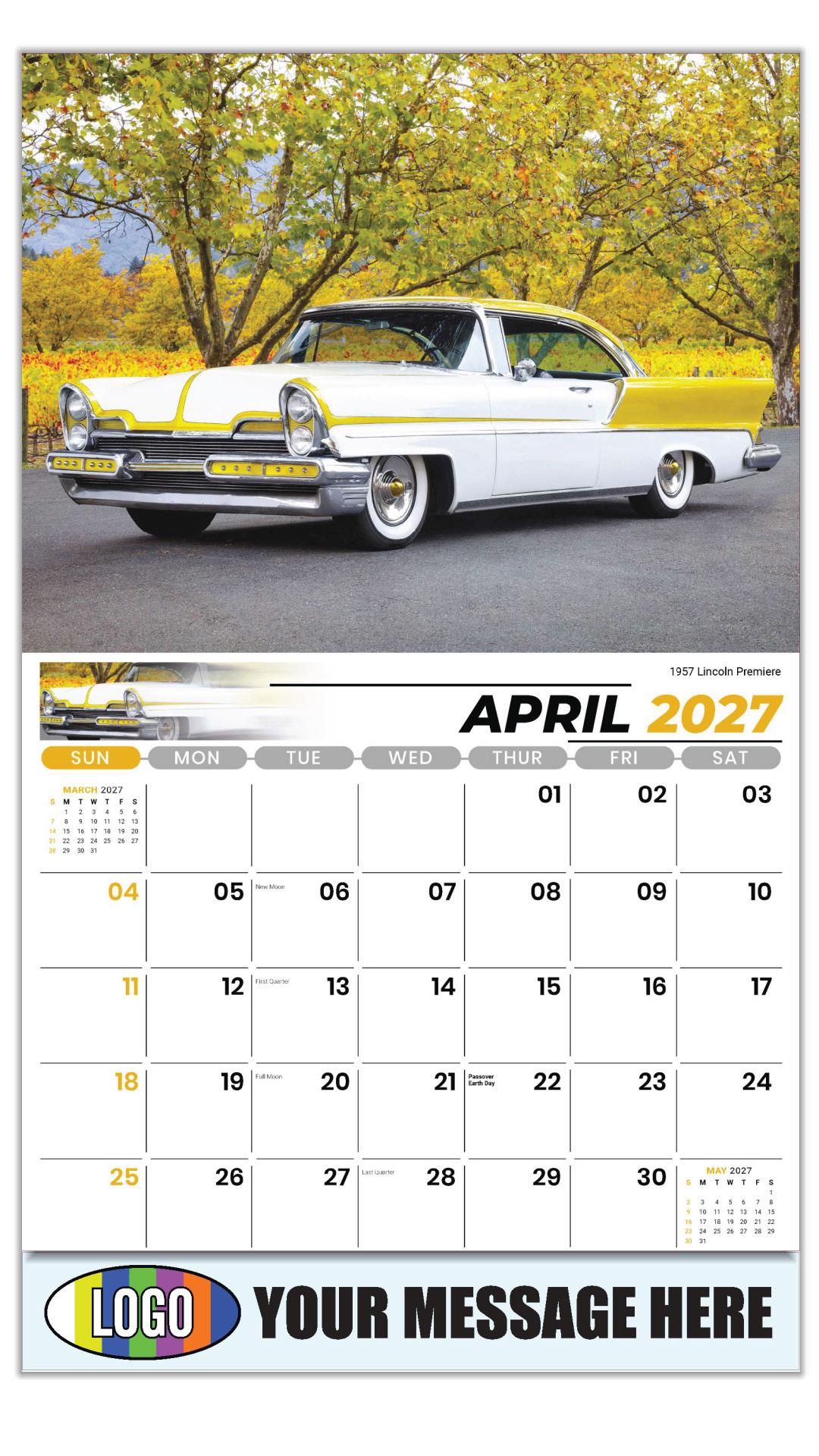 2027 FORD Cars Henry's Heritage Business Promotional Calendars