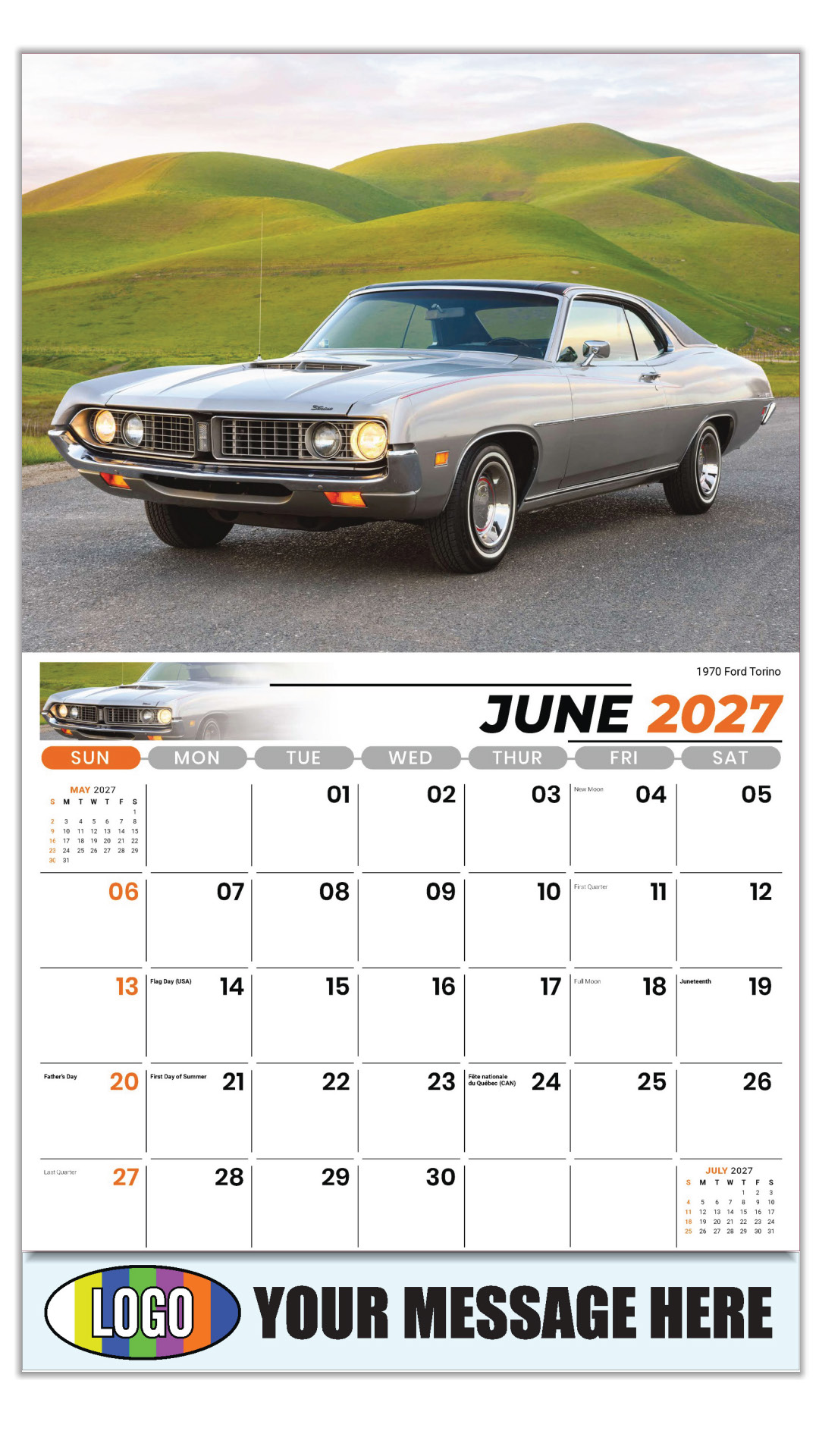 2027 FORD Cars Henry's Heritage Business Promotional Calendars
