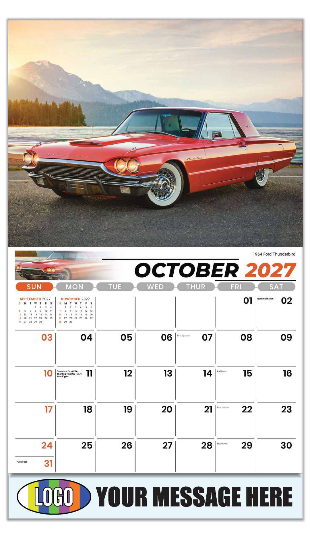 2027 FORD Cars Henry's Heritage Business Promotional Calendars