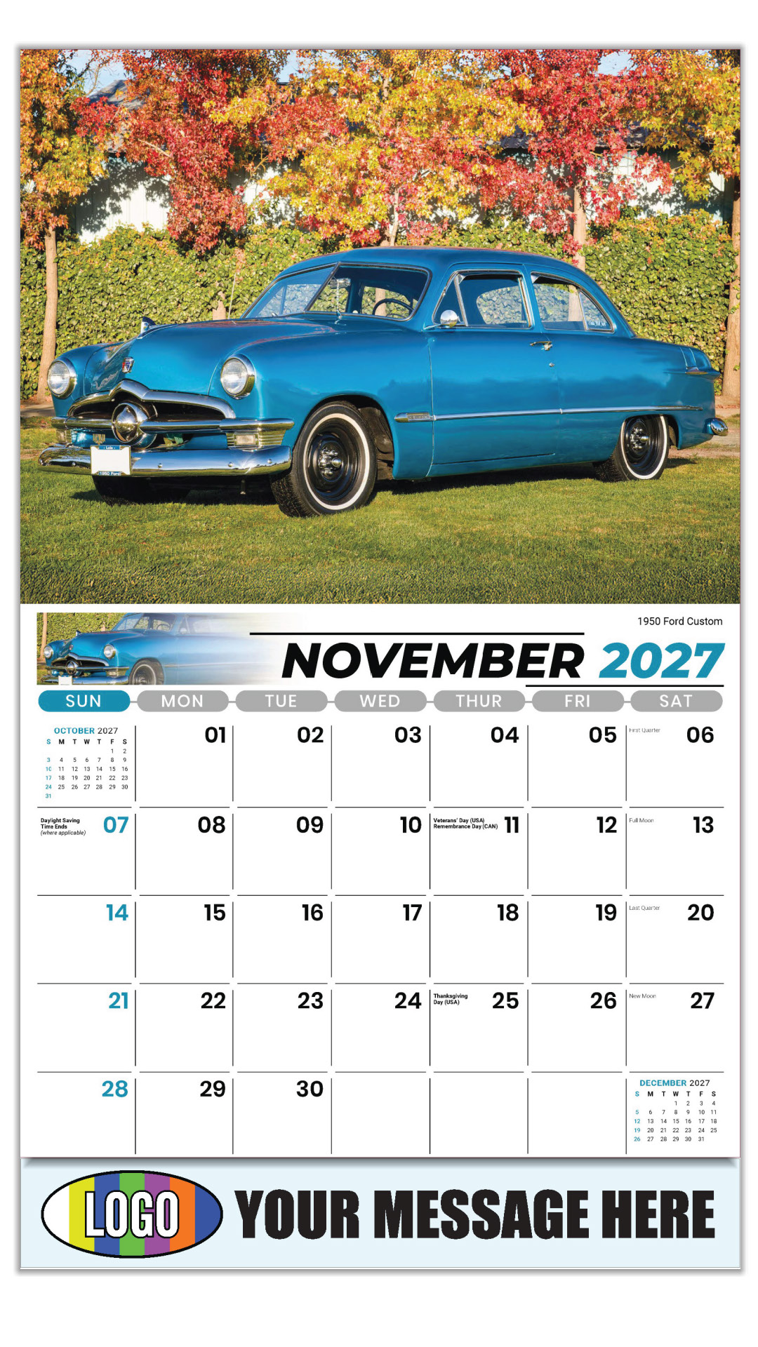 2027 FORD Cars Henry's Heritage Business Promotional Calendars