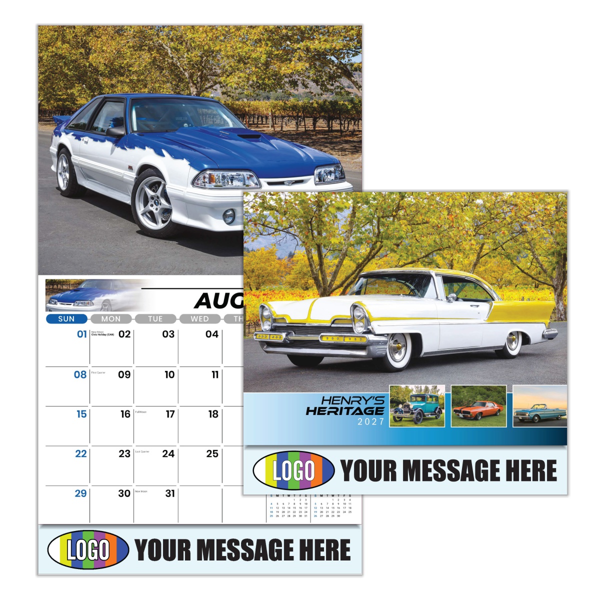 2027 FORD Cars Henry's Heritage Business Promotional Calendars