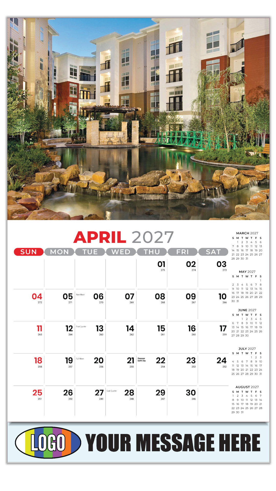2027 Luxury Homes Business Promotional Calendar