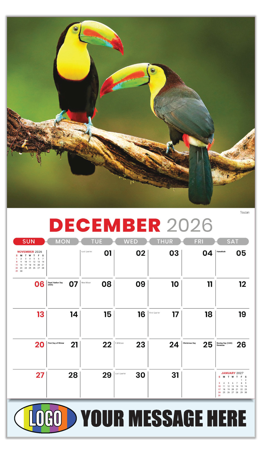 2027 International Wildlife Business Promotional Calendar