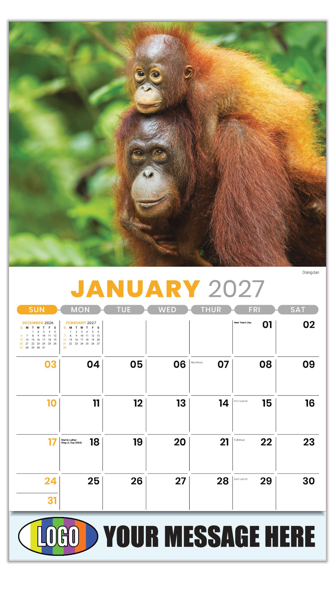 2027 International Wildlife Business Promotional Calendar