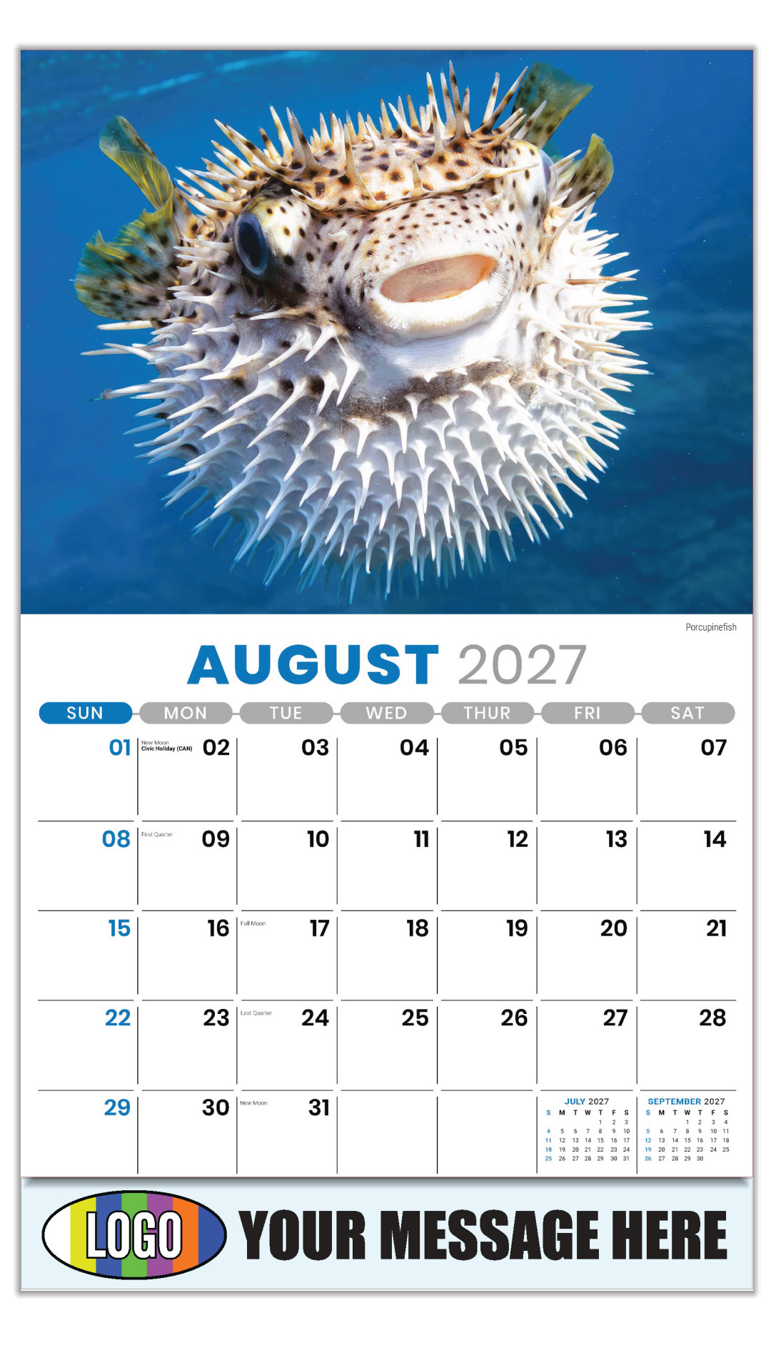 2027 International Wildlife Business Promotional Calendar