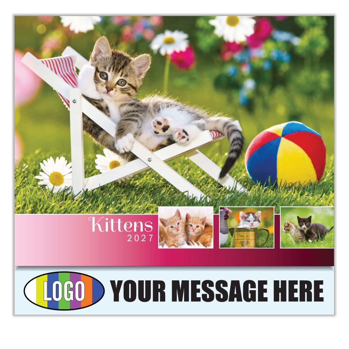 2027 Kittens Business Promotional Calendar