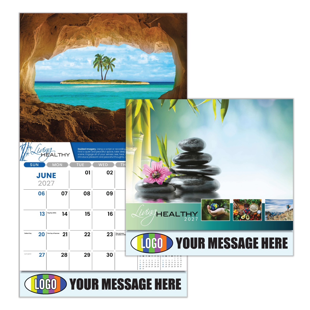 2027 Living Healthy Business Promotional Calendar