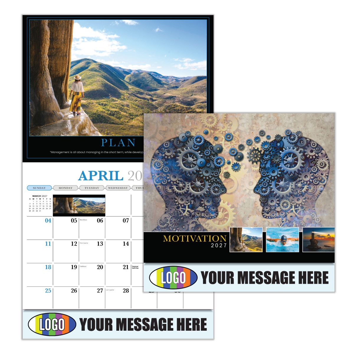 2027 Motivational Poster Business Promotional Calendar