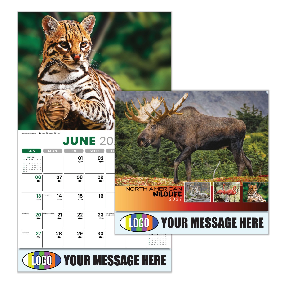 2027 North American Wildlife Business Promotional Calendar