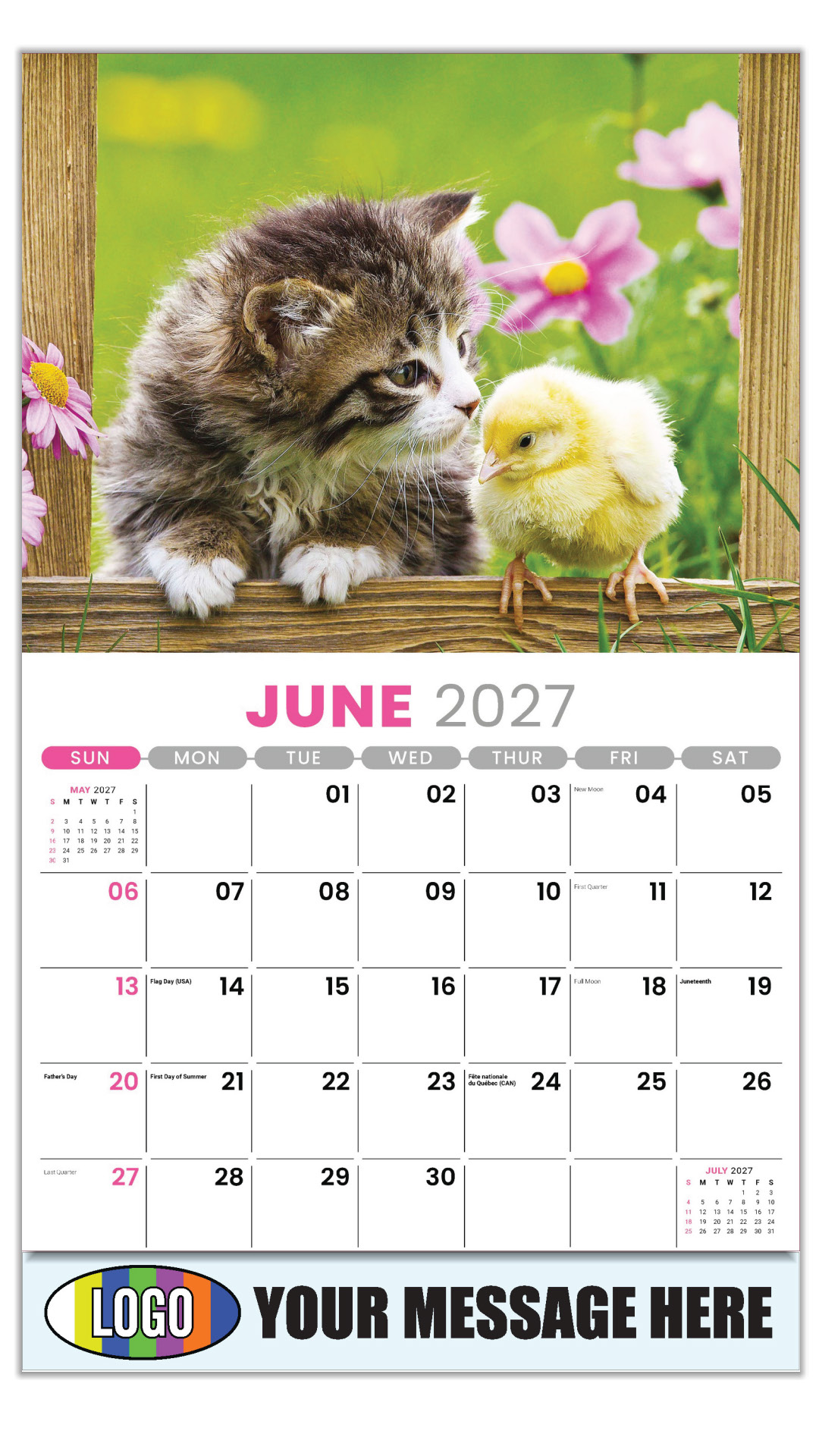 2027 Pets Business Promotional Calendar