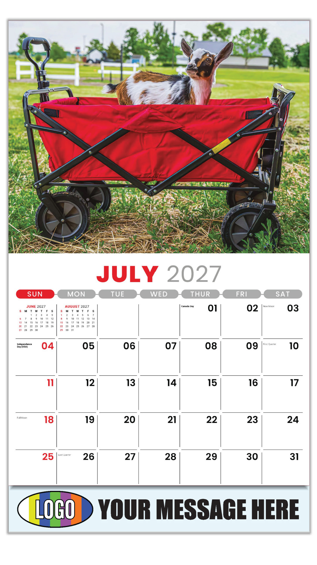 2027 Pets Business Promotional Calendar