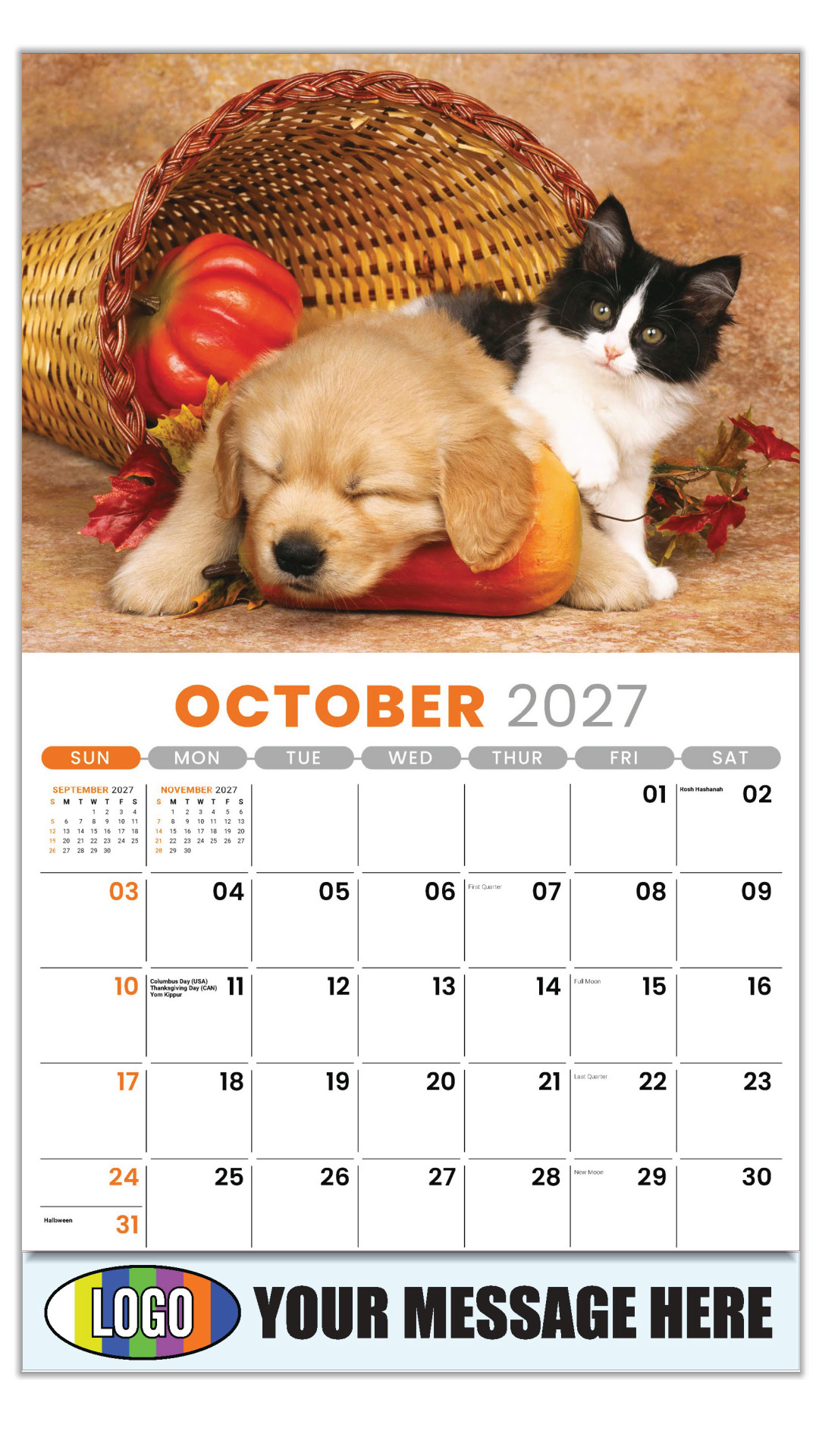 2027 Pets Business Promotional Calendar