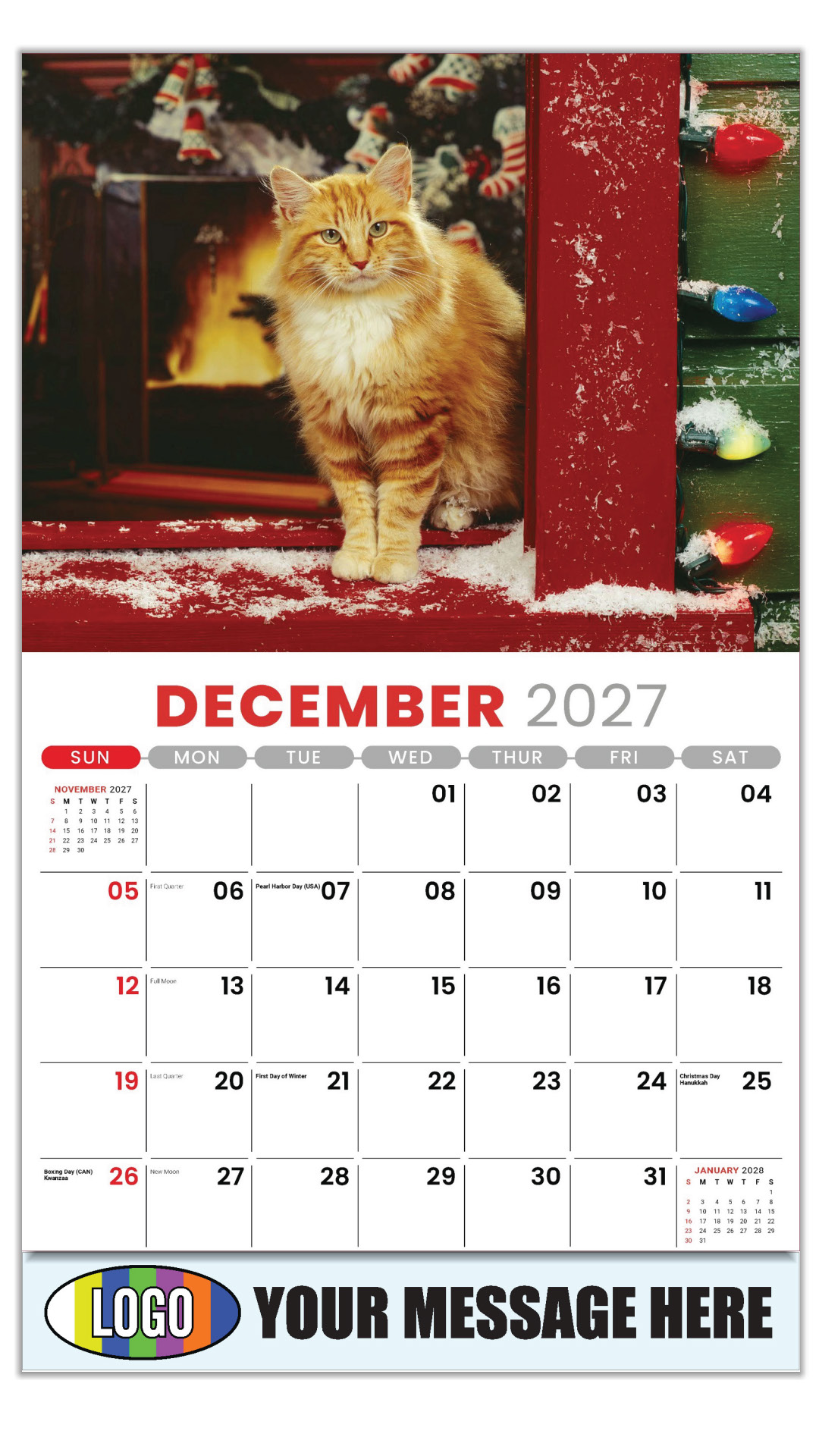 2027 Pets Business Promotional Calendar