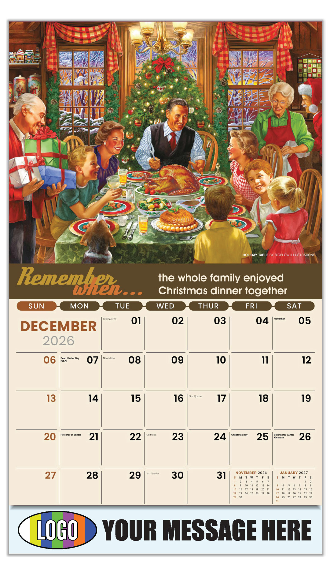 2027 Remember When... Business Promotional Calendar