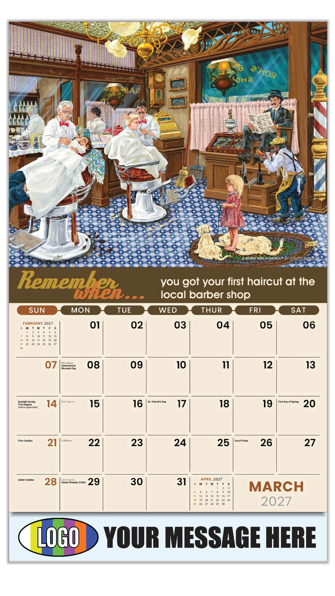 2027 Remember When... Business Promotional Calendar