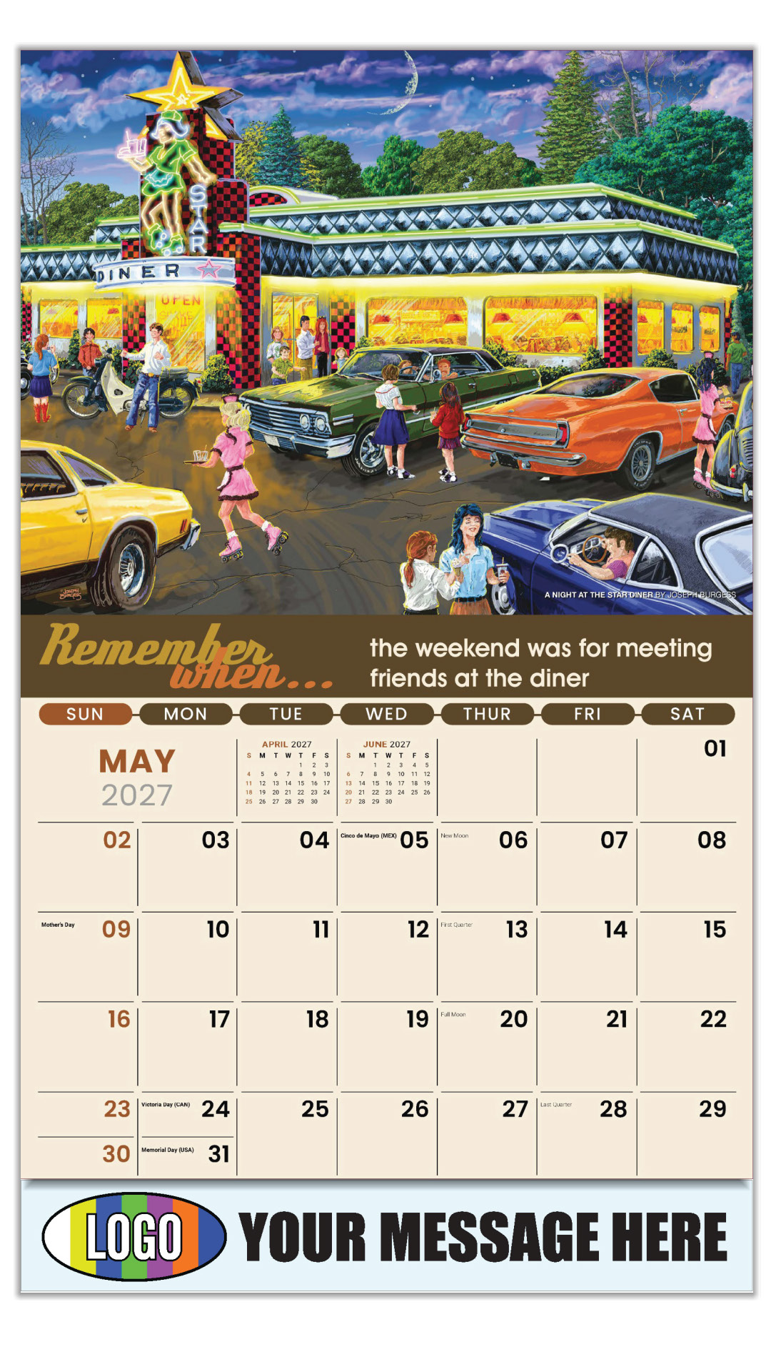 2027 Remember When... Business Promotional Calendar