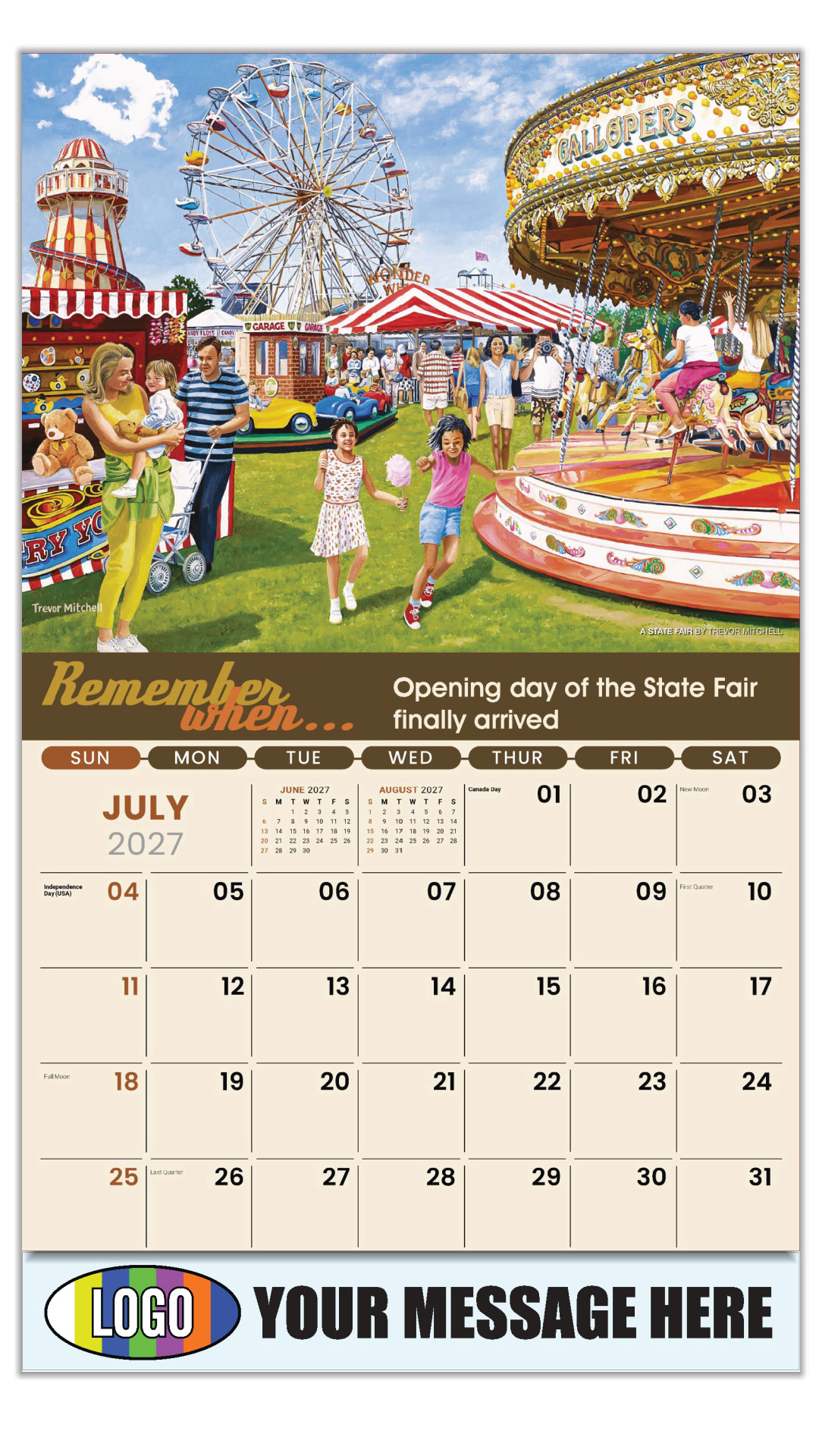 2027 Remember When... Business Promotional Calendar