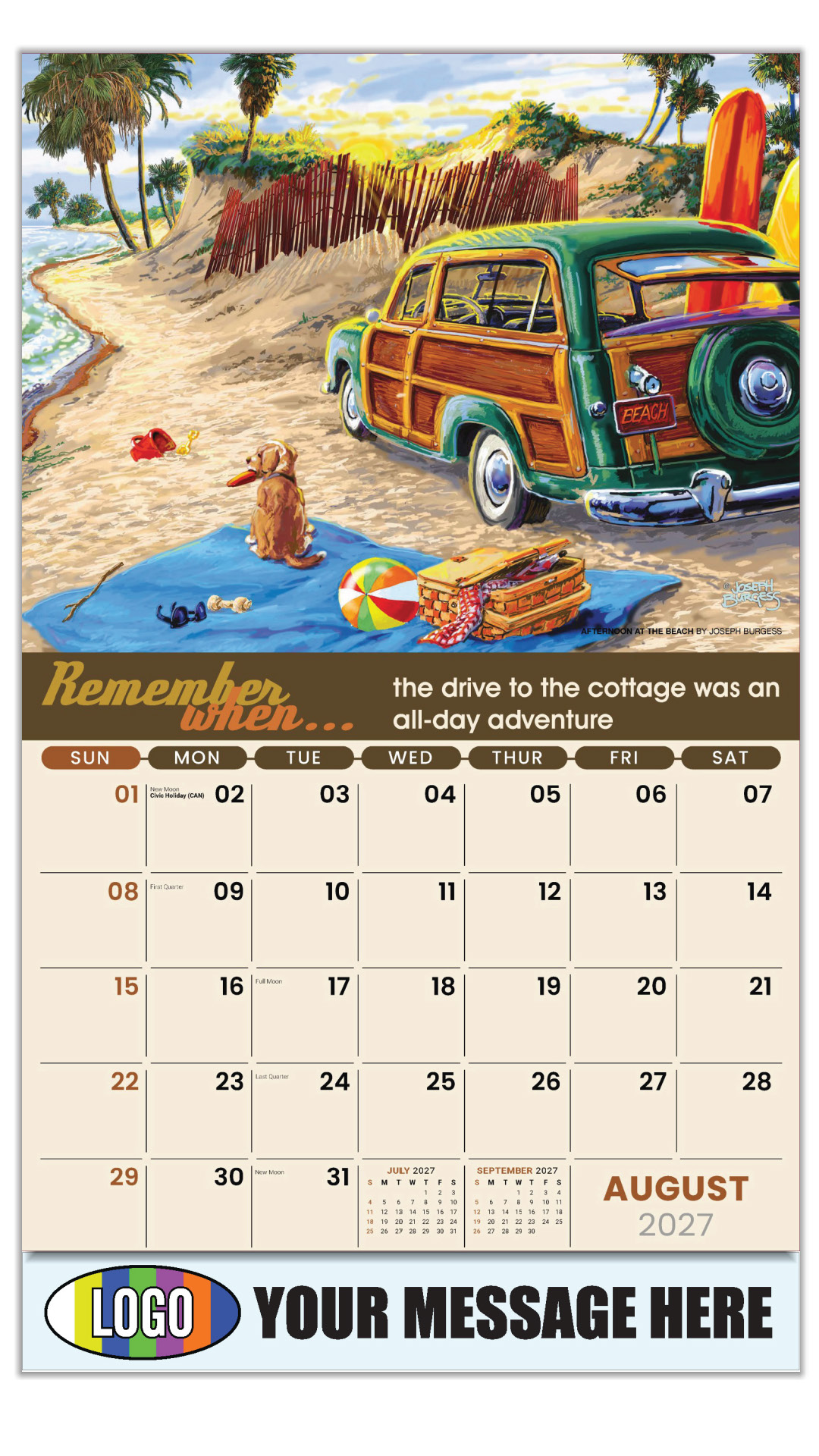 2027 Remember When... Business Promotional Calendar