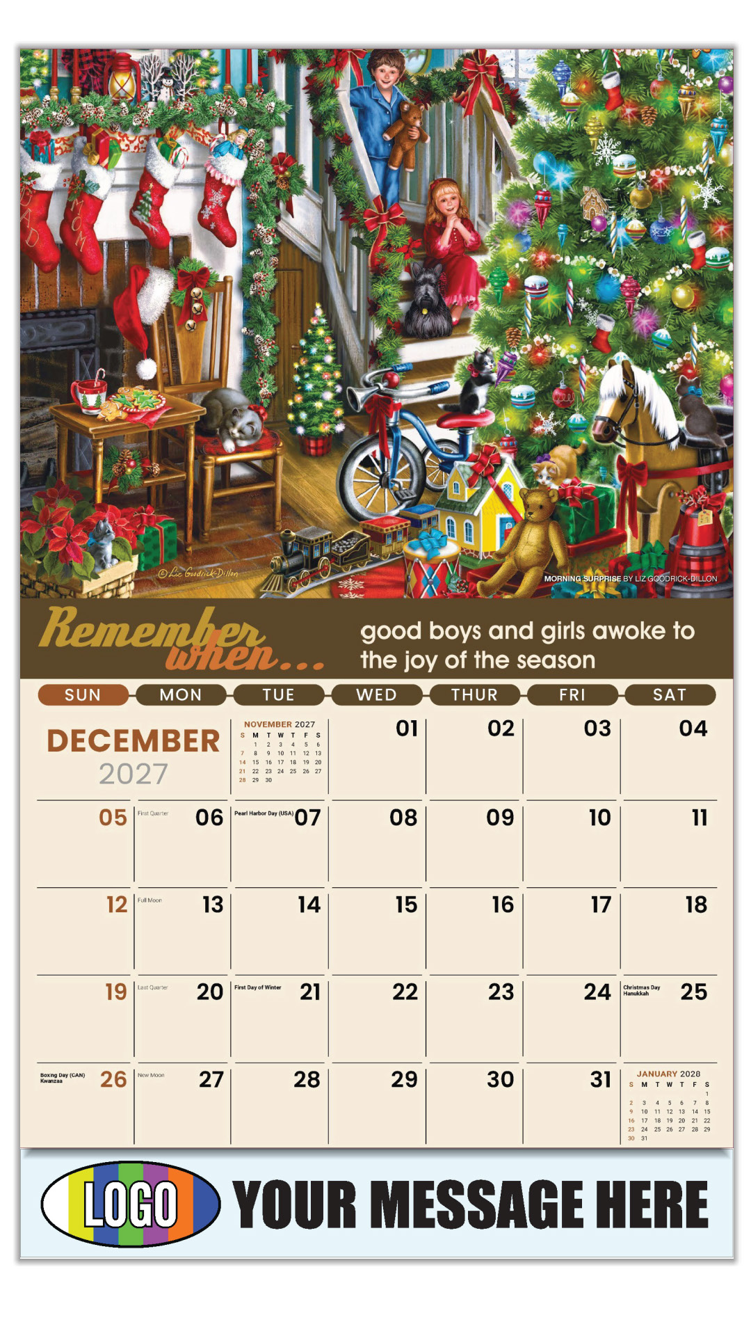2027 Remember When... Business Promotional Calendar