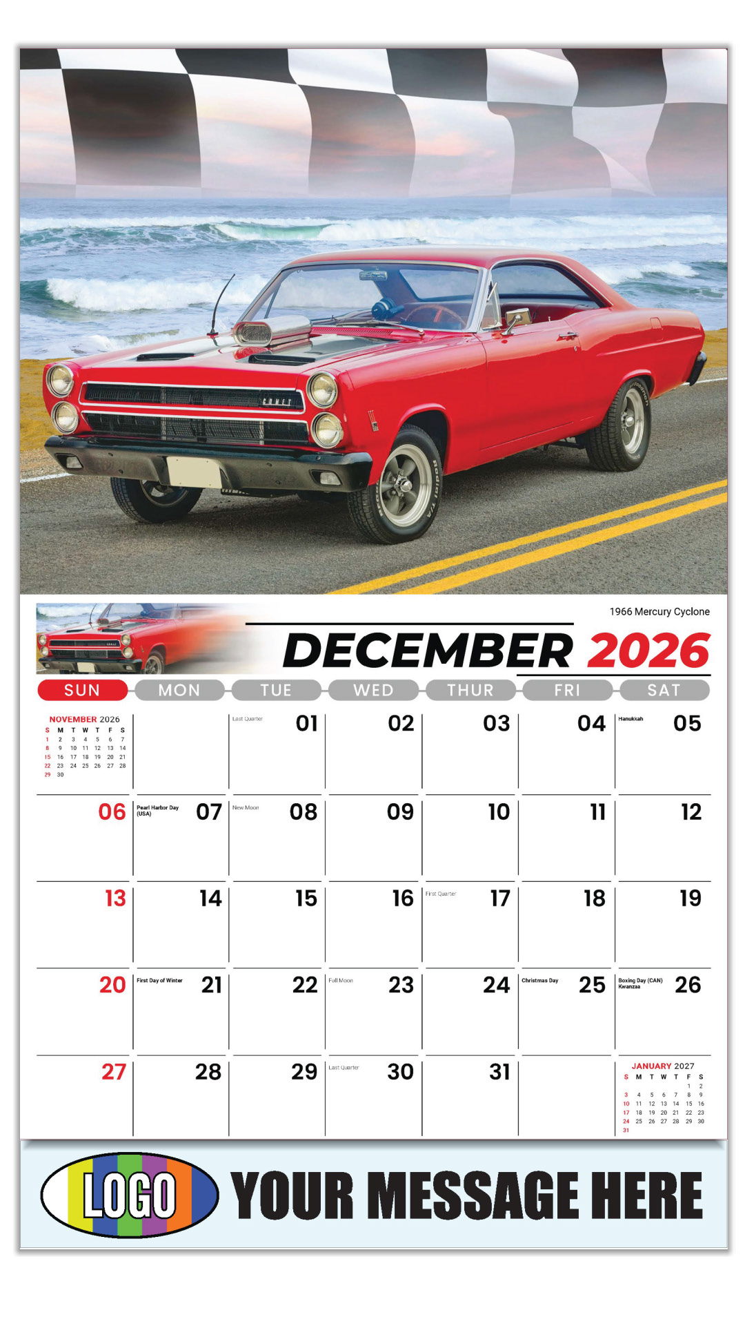 2027 Road Warriors Business Promotional Calendar