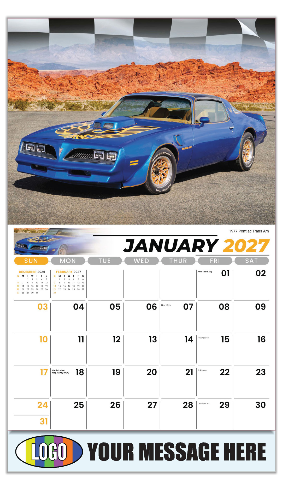 2027 Road Warriors Business Promotional Calendar