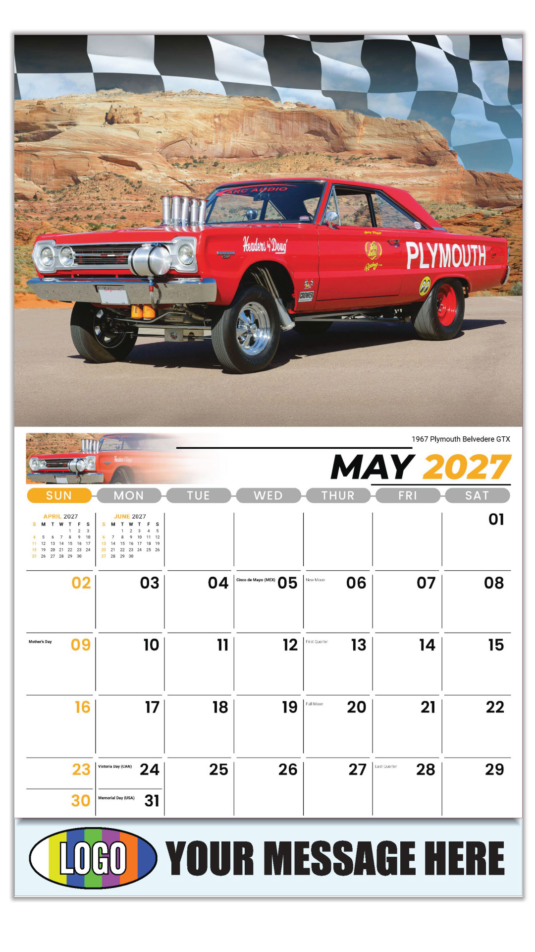 2027 Road Warriors Business Promotional Calendar