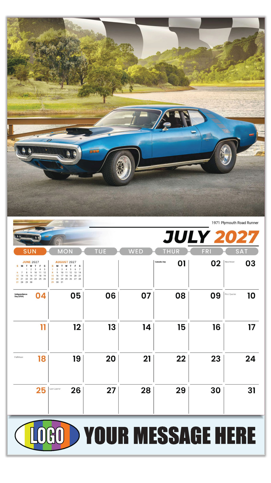 2027 Road Warriors Business Promotional Calendar