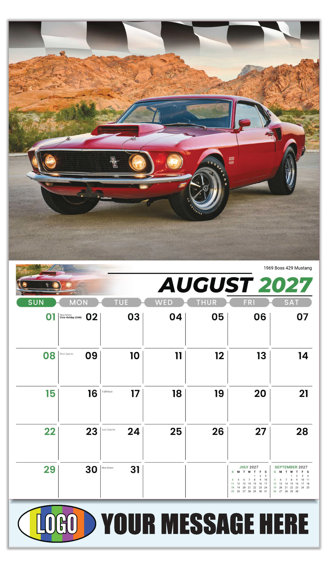2027 Road Warriors Business Promotional Calendar