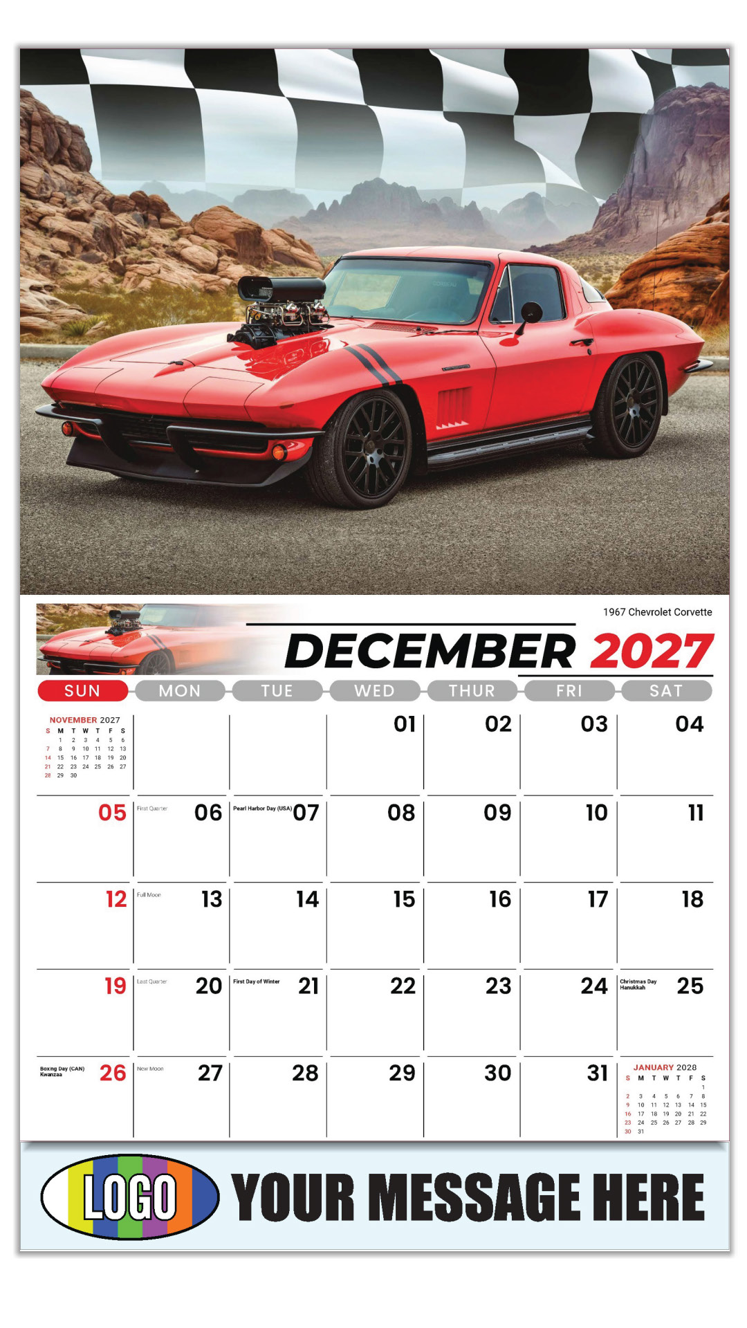 2027 Road Warriors Business Promotional Calendar