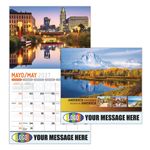 2027 Bilingual Business Promotional Calendar - Scenes of America
