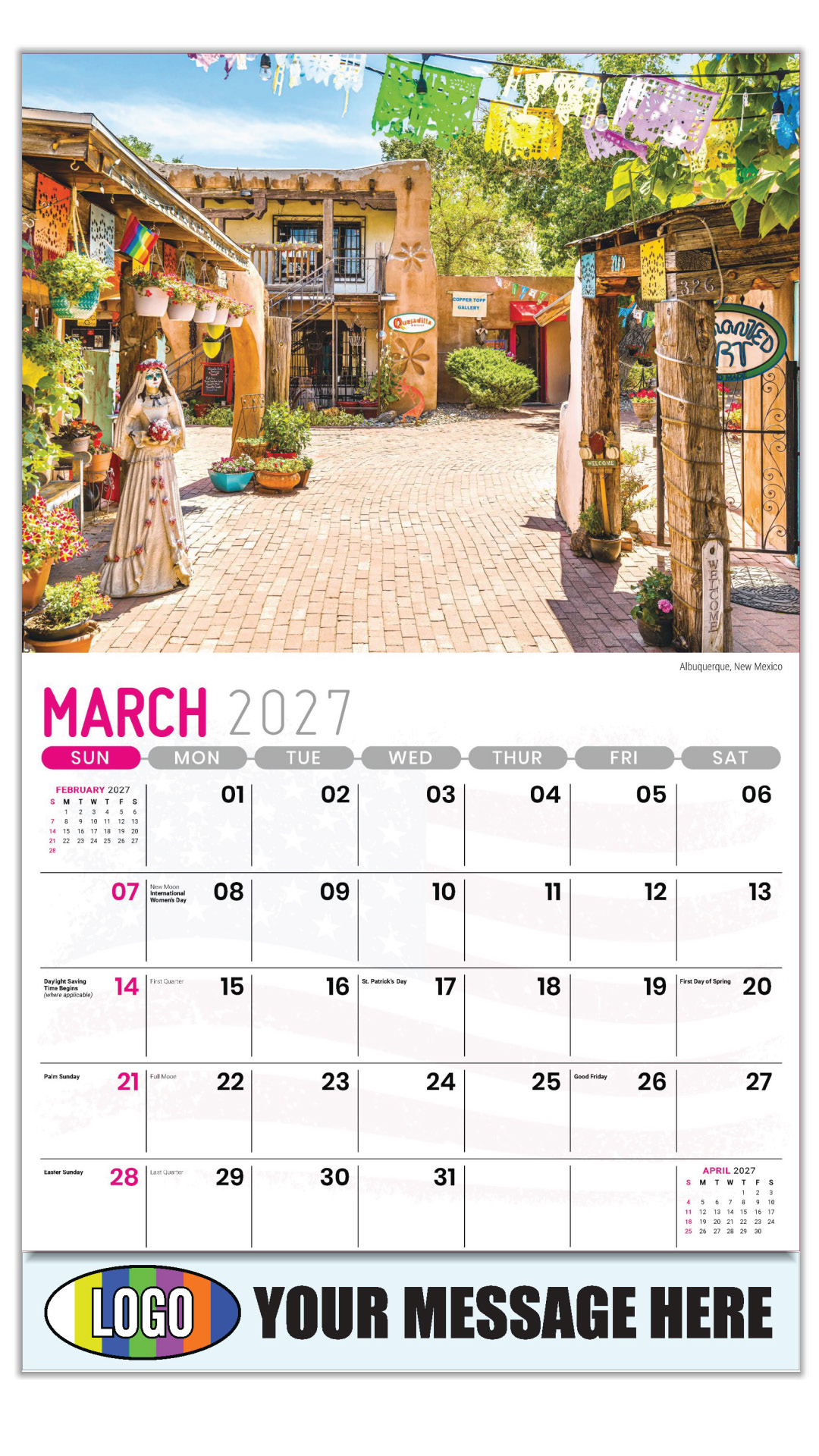 2027 Scenes of America Business Promotional Calendar