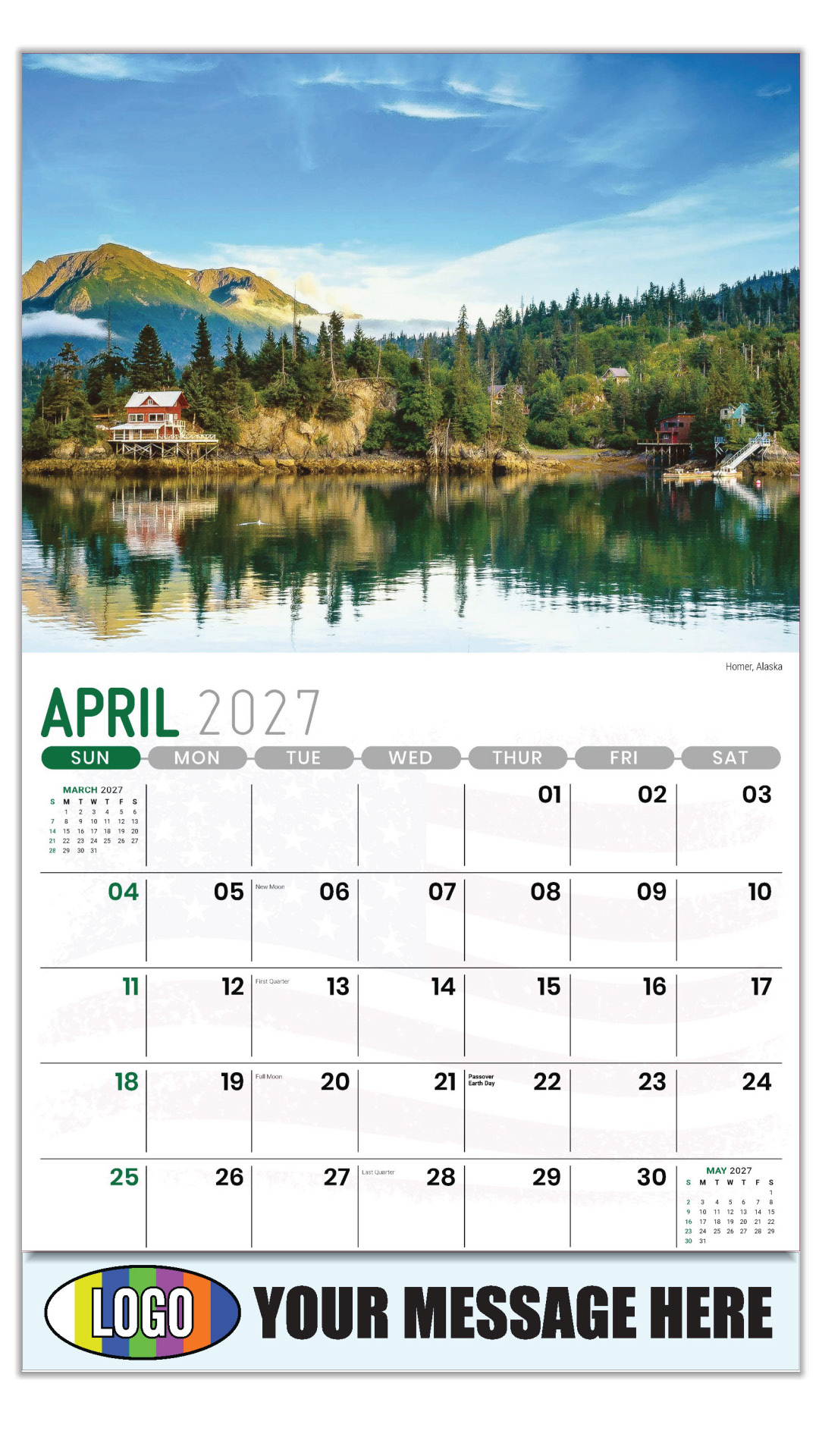 2027 Scenes of America Business Promotional Calendar