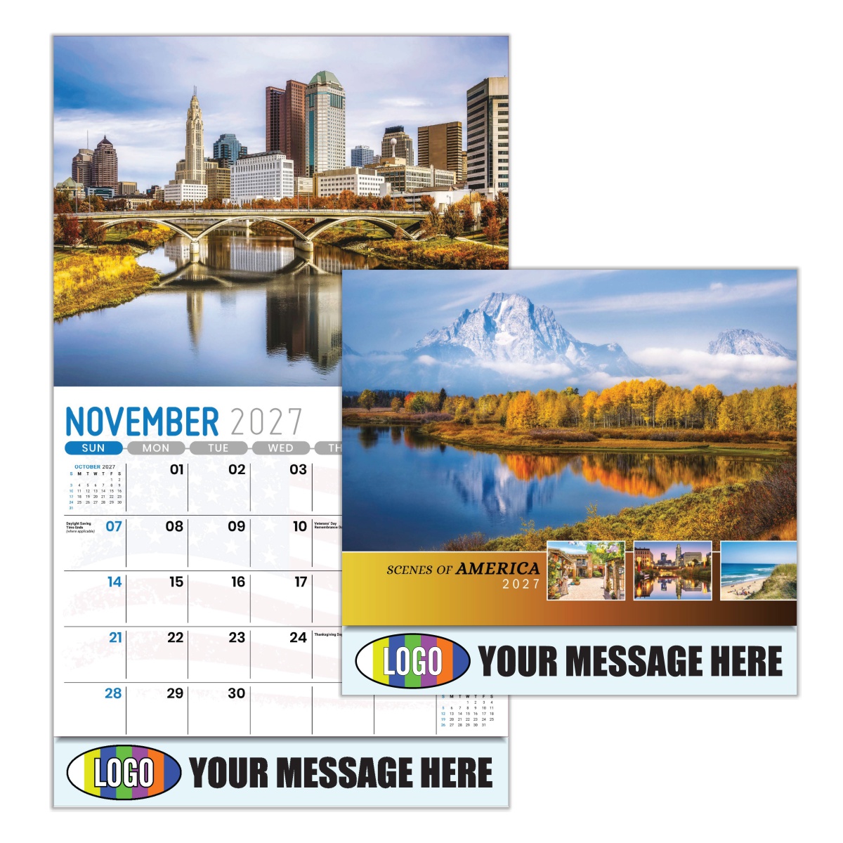 2027 Scenes of America Business Promotional Calendar