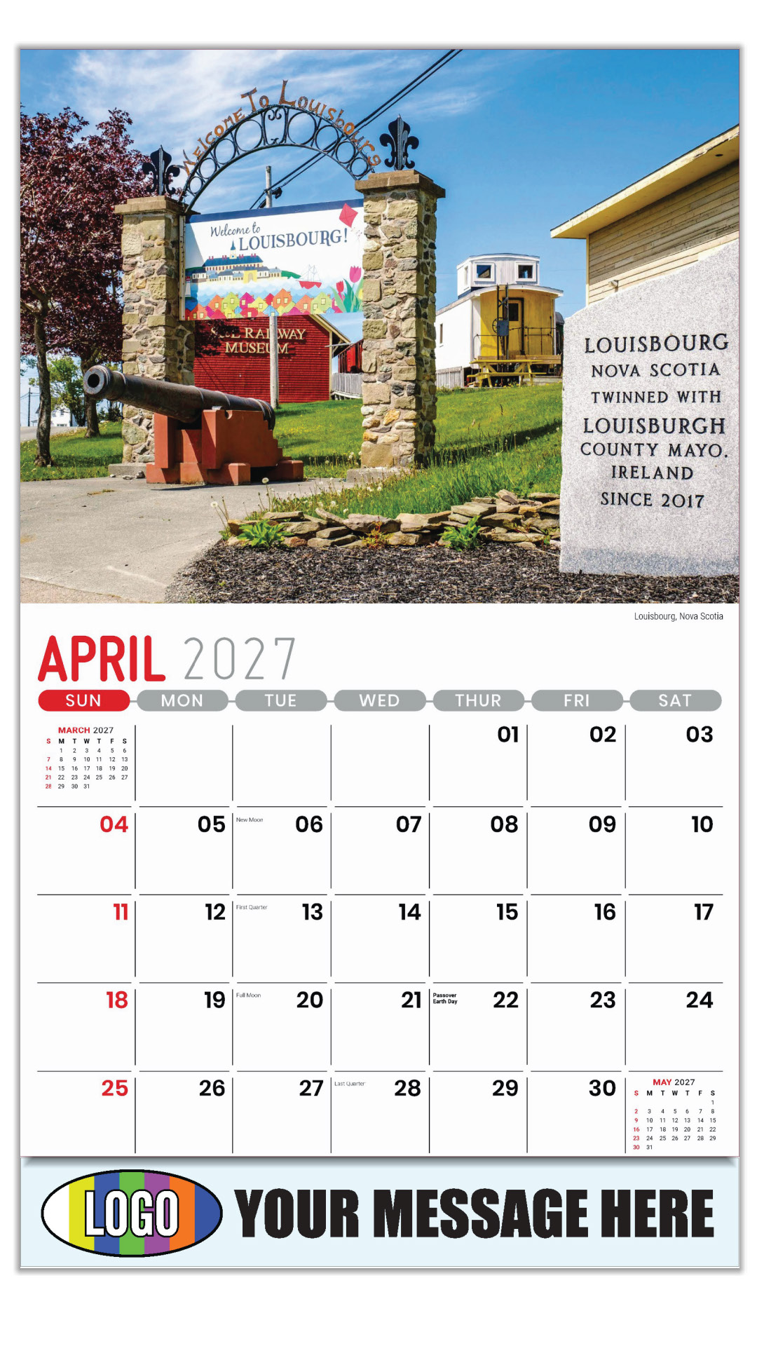 2027 Scenes of Atlantic Canada Business Promotional Calendar