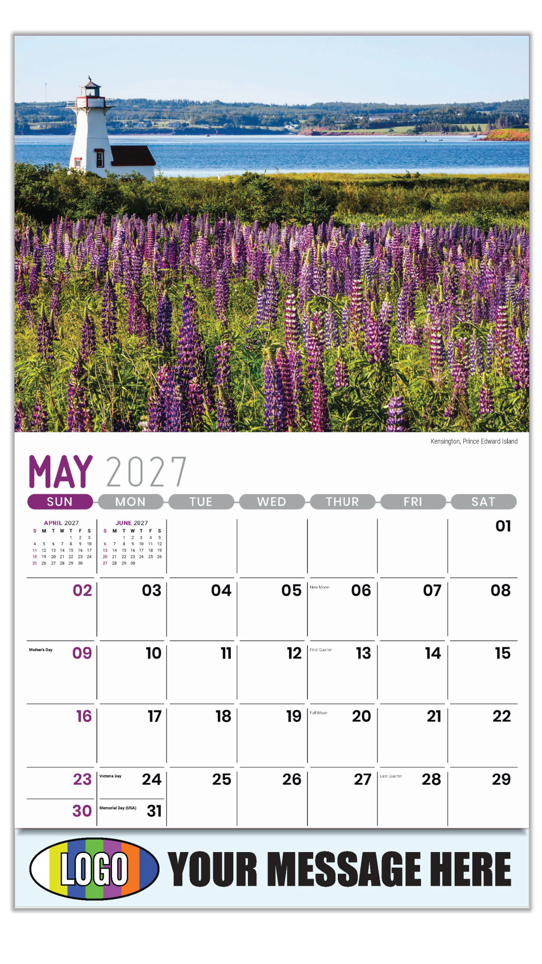 2027 Scenes of Atlantic Canada Business Promotional Calendar
