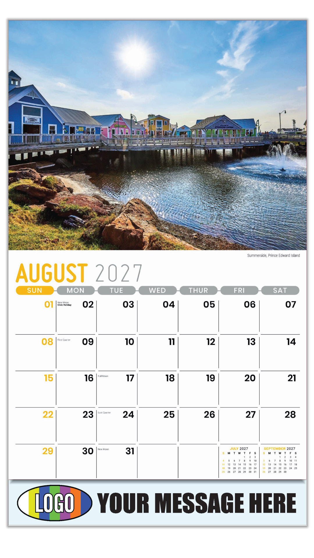 2027 Scenes of Atlantic Canada Business Promotional Calendar