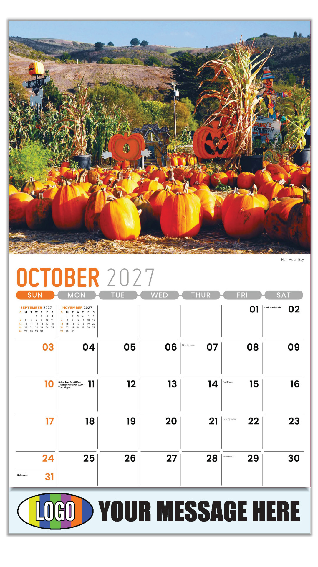2027 Scenes of California Business Promotional Calendar
