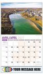 2027 Bilingual Business Promotional Calendar - Scenes of Canada